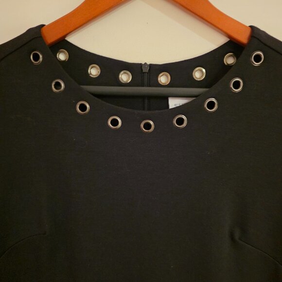 Suzy Shier Black Eyelet-Trim Dress – Size M - Picture 2 of 3